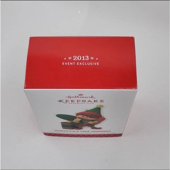 Hallmark 2013 North Pole Tree Trimmers Repaint KOC Event Exclusive NEW NIB - Picture 3 of 7